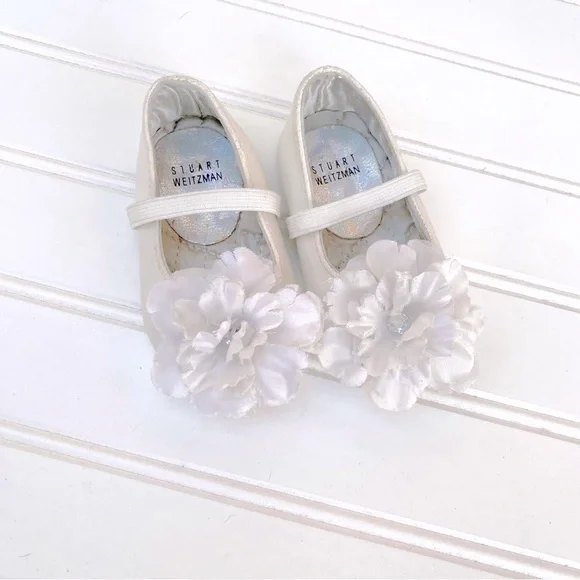 Chaussures Habillées Bébé Fille Stuart Weitzman Paillettes Noires - Taille 3, Occasion Très Bon état